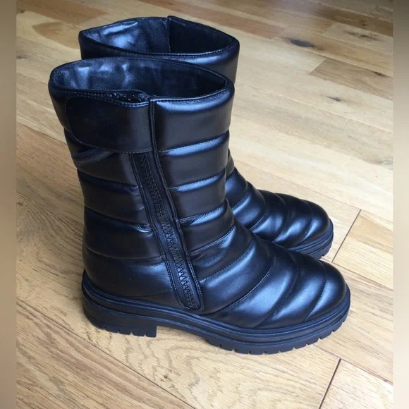 Gianvito Rossi Quilted combat boots - Picture 2 of 7